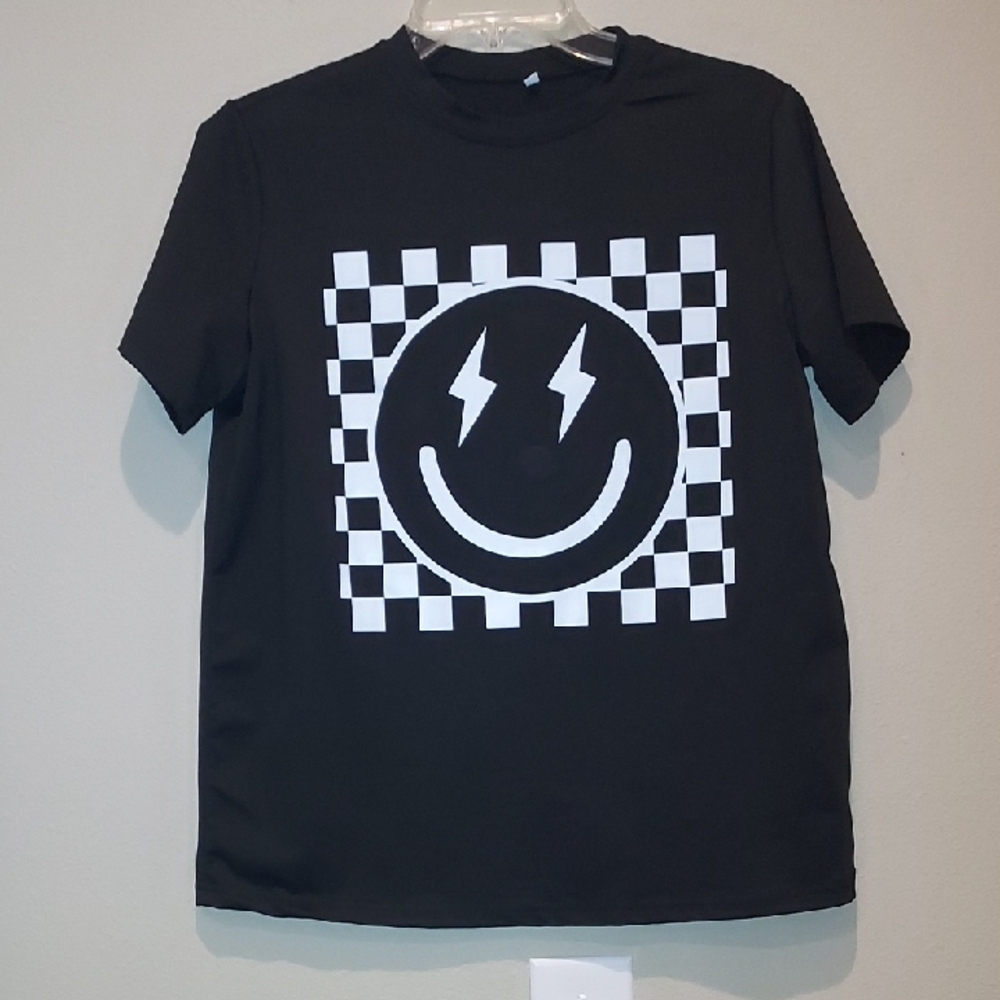 Retro Checkerboard Smiley